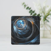 Abstracte kunst uit de hele wereld kaart (Staand voorkant)