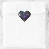 Abstracte Kunst Universum Hart Sticker (Tas)