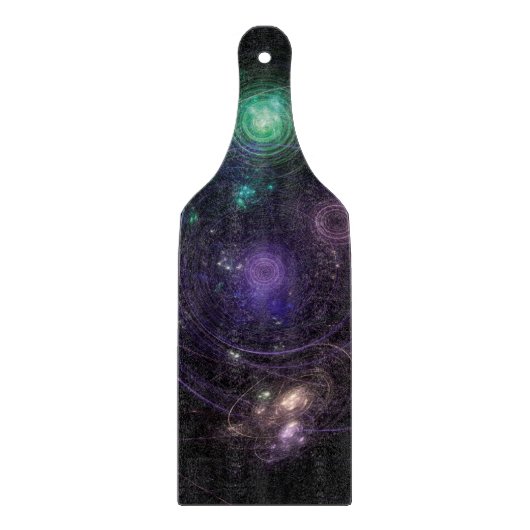 Abstracte Kunst Universum Snijplank (Voorkant)