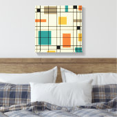 abstracte kunst van 1950 canvas afdruk (Insitu (Slaapkamer))