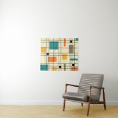 abstracte kunst van 1950 wandkleed (In Situ (horizontaal))