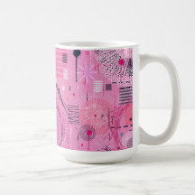 Abstracte kunst van aardbeien-sundae