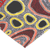Abstracte kunst van Afrikaanse stammen Korte Tafelloper (Hoek)