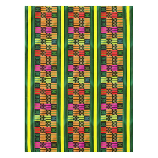 Abstracte kunst van Afrikaanse stammen Tafelkleed (Voorkant)