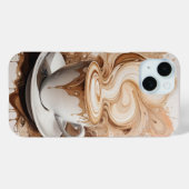 Abstracte Kunst van Cappuccino Case-Mate iPhone Case (Achterkant (horizontaal))