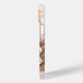 Abstracte Kunst van Cappuccino Case-Mate iPhone Case (Achterkant / Links)