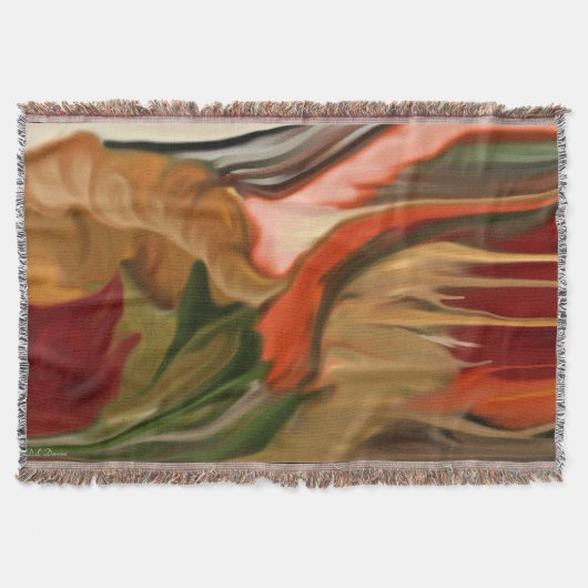 Abstracte kunst van Cornucopia Deken (Voorkant)