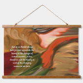 Abstracte kunst van Cornucopia Hangend Wandkleed (Voorkant)