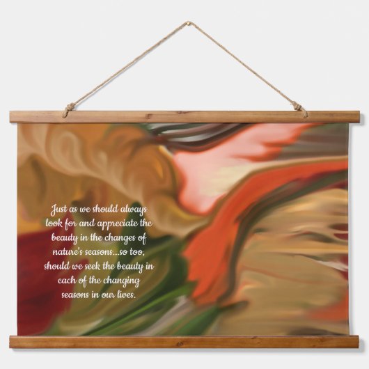 Abstracte kunst van Cornucopia Hangend Wandkleed (Voorkant)