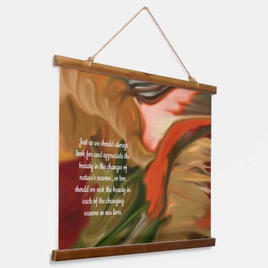 Abstracte kunst van Cornucopia Hangend Wandkleed (Gebogen)