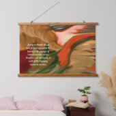 Abstracte kunst van Cornucopia Hangend Wandkleed (Slaapkamer)