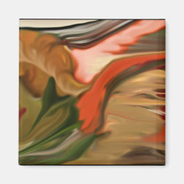 Abstracte kunst van Cornucopia Magneet