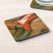 Abstracte kunst van Cornucopia Onderzetter (Linkerzijde)