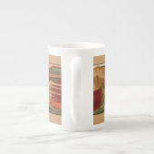 Abstracte kunst van Cornucopia Porselein Kop (Achterkant)