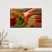 Abstracte kunst van Cornucopia Poster (Keuken)