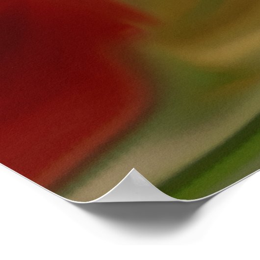 Abstracte kunst van Cornucopia Poster (Hoek)