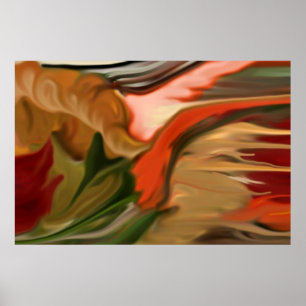 Abstracte kunst van Cornucopia Poster