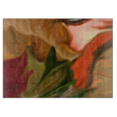 Abstracte kunst van Cornucopia Snijplank (Voorkant)