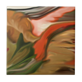 Abstracte kunst van Cornucopia Tegeltje