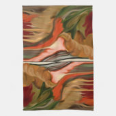 Abstracte kunst van Cornucopia Theedoek (Verticaal)