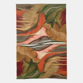 Abstracte kunst van Cornucopia Theedoek