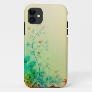 Abstracte kunst van de moderne lente Case-Mate iPhone case