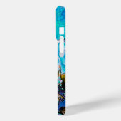 Abstracte kunst van de rivier de Turquoise, water  Case-Mate iPhone Case (Achterkant / Links)