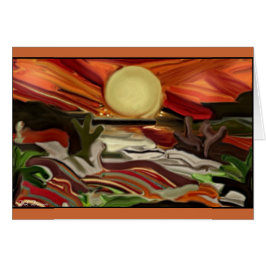 Abstracte kunst van de Zuidwestelijke Skies