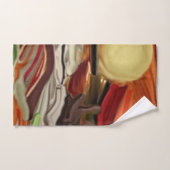 Abstracte kunst van de Zuidwestelijke Skies Bad Handdoek (Handdoek)