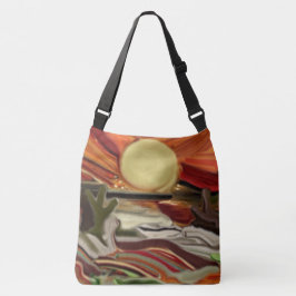 Abstracte kunst van de Zuidwestelijke Skies Crossbody Tas