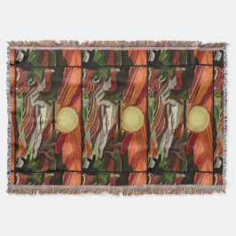 Abstracte kunst van de Zuidwestelijke Skies Deken