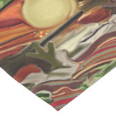 Abstracte kunst van de Zuidwestelijke Skies Medium Tafelloper (Hoek)