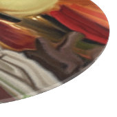 Abstracte kunst van de Zuidwestelijke Skies Snijplank (Hoek)