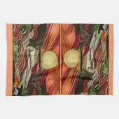 Abstracte kunst van de Zuidwestelijke Skies Theedoek (Horizontaal)