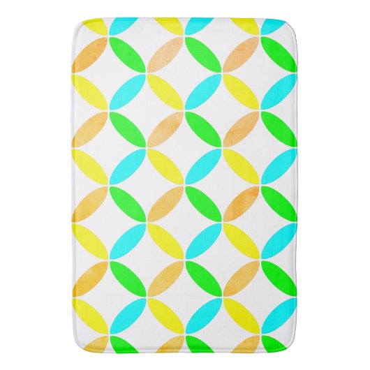 Abstracte kunst van Ellipse Pattern Badmat (Voorkant Verticaal)