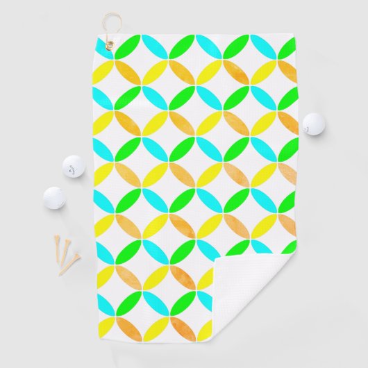 Abstracte kunst van Ellipse Pattern Golfhanddoek (Insitu)