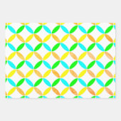 Abstracte kunst van Ellipse Pattern Inpakpapier Vel (Voorkant 2)