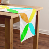 Abstracte kunst van Ellipse Pattern Korte Tafelloper (Voorbeeld)