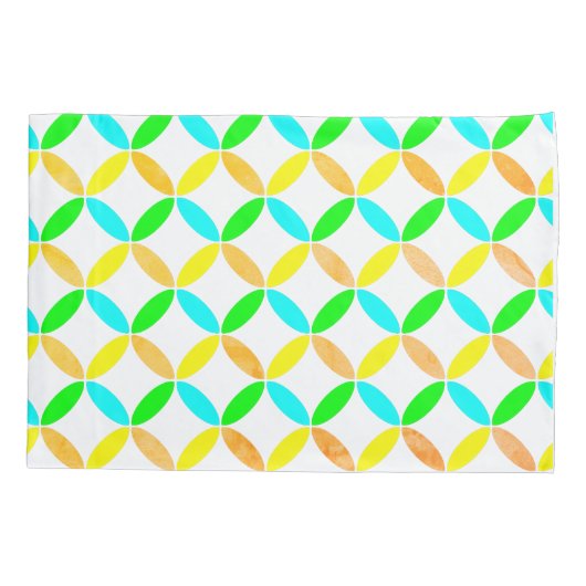 Abstracte kunst van Ellipse Pattern Kussensloop (Achterkant)