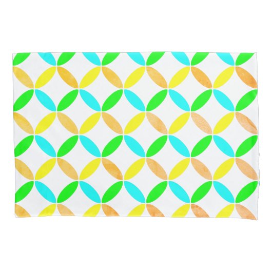 Abstracte kunst van Ellipse Pattern Kussensloop (Voorkant)