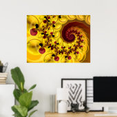 Abstracte kunst van Esperanza Poster (Thuiskantoor)