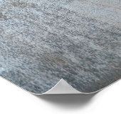 abstracte kunst van grijs en beige poster (Hoek)