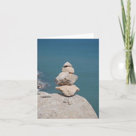 Abstracte Kunst van het Franse Feestdagen Kaart (Voorkant)