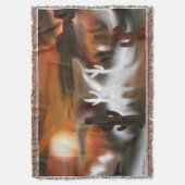 Abstracte kunst van het zuidwesten deken (Voorkant Verticaal)