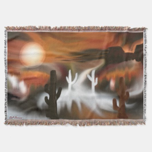 Abstracte kunst van het zuidwesten deken (Voorkant)