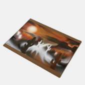 Abstracte kunst van het zuidwesten deurmat (Schuin)