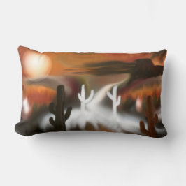 Abstracte kunst van het zuidwesten kussen