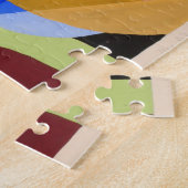 Abstracte kunst van Joseph Schillinger Legpuzzel (Zijkant)