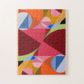 Abstracte kunst van Joseph Schillinger Legpuzzel (Verticaal)
