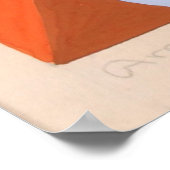 Abstracte kunst van Joseph Schillinger Poster (Hoek)